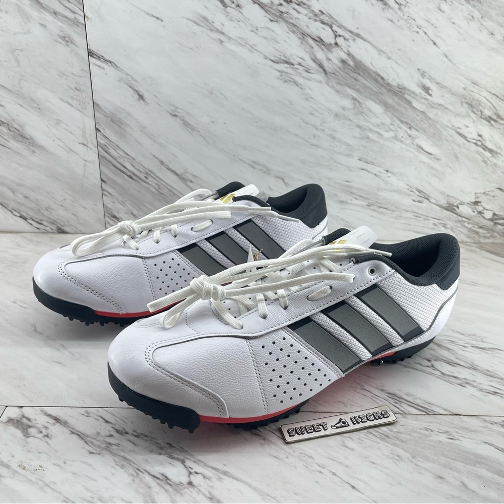 Adidas Heritage Tour Cycling Shoes White Silver Leather - Picture 8 of 11